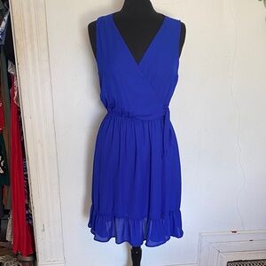 P.S. Love Blue Sleeveless Dress Size M
